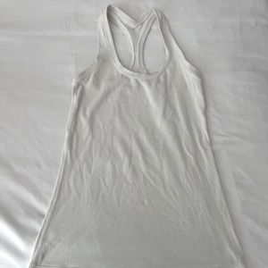 lululemon white nulu tank